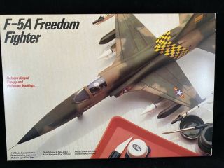 1984 Testor F - 5a & F5 - B Freedom Fighter 586 1/48 No Instructions P6