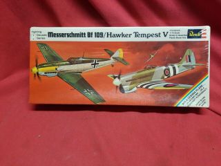 Revell Messerschmitt Bf 109f / Hawker Tempest V Fighting Deuces 1969