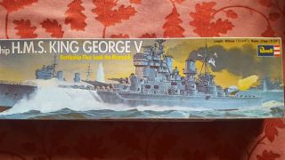 H.  M.  S King George The V 1/570 Scale Revelle 100 Complete