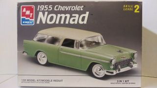 Vintage Amt 1/25 Scale 1955 Chevrolet Nomad Plastic Model Kit
