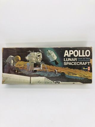 Vintage 1967 Revell Apollo Lunar Spacecraft 1/48 Scale Model Kit (read Desc)