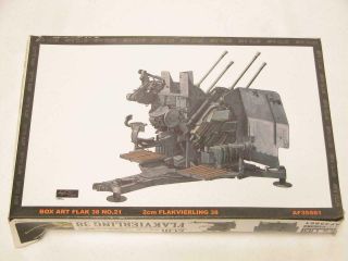 1/35 Afv Club 2cm Flakvierling 38 Ww2 German Anti Aircraft Gun Plastic Model Kit