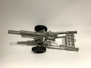 Vintage 1960s Marx Lumar Plastic Toy Military Cannon Howitzer - Non 3
