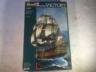 Hms Victory Revell 05408 1/225 Scale Plastic Model Sailing Ship Kit - Bags
