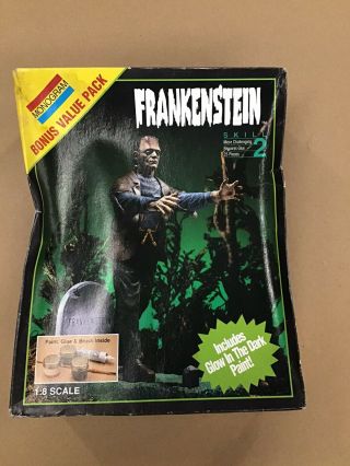 Monogram Frankenstein Glow Model Kit Aurora Bonus Pack