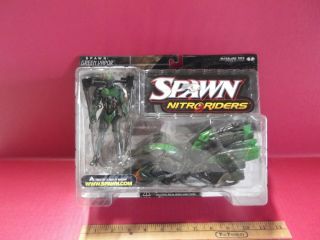 Spawn Nitro Riders " Green Vapor " Mcfarlane Toys 1999