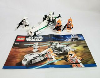 Lego Star Wars 7913 Clone Trooper Battle Pack Complete W/ Instructions No Box