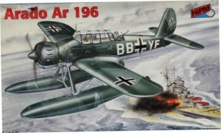 Hipm 1:48 Arado Ar 196 Plastic Kit 48 - 002u