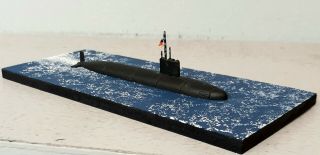 1:700 Scale Built Plastic Model Ship Us Nuclear Sub Submarine Sea Wolf
