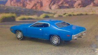 3rd Generation 1971 - 1974 Plymouth V - 8 Satellite Sport Coupe 1/64 Scale Ltd Ed W