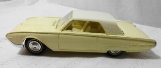 1962 Ford Thunderbird Dealer Promo Car Model Cream Color