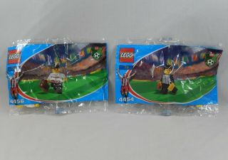 Lego Coca Cola Japan Soccer 4454 Referee & 4456 Doctor Minifig Set Polybags