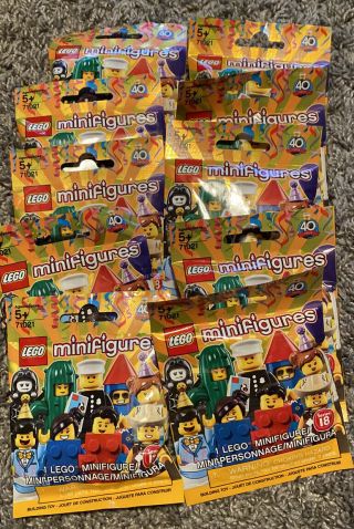 Lego Minifigures 71021 Series 18 - 10 Random Bags