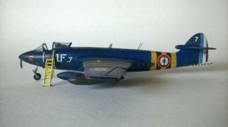 Built 1/72 Scale Hawker Sea Hawk Jet Airplane In French Navy Service (what If)