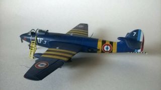 Built 1/72 scale Hawker Sea Hawk Jet Airplane in French Navy Service (what if) 2