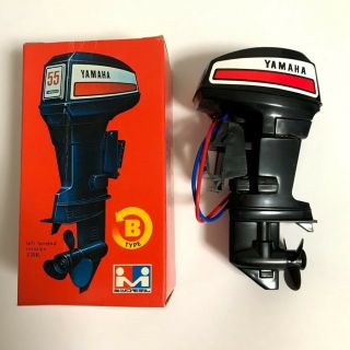 Mitsuwa Yamaha 55 Toy Outboard Motor Type B Left Handed Made In Japan Vintage