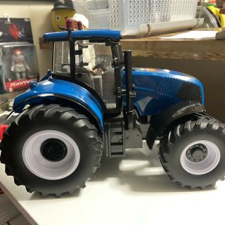 Adventure Force Large Blue Farm Tractor Lights & Sounds - 3