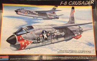 Monogram 1/48 Scale F - 8 Crusader Kit 5826 Parts