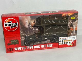 Airfix 1/32 Ww1 B Type Bus " Ole Bill ",  Contents.