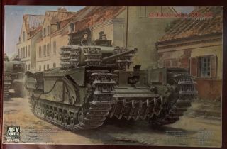 Afv Club 1/35 Scale Kit Af35154 Churchill Mk Iv British Infantry Tank