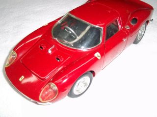 Hot Wheels 1:18 Scale Ferrari 250 Lm - Red W/black Interior - No Box Great Shape