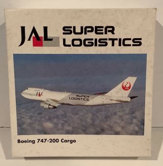 Herpa Jal Japan Airlines Logistics Boeing 747 - 200 Cargo 1/500 502481