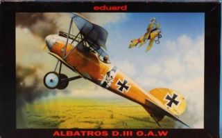 Eduard 1:48 Albatros D.  Iii O.  A.  W Oaw Plastic Model Kit 8038u