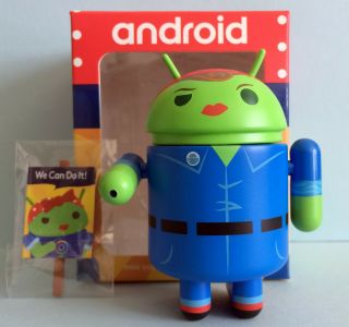 Android Mini Collectible Figure - " Rosie The Riveter "