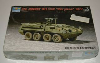 Trumpeter Us Army M1126 Stryker Icv 1/72 Model Kit 07255 - Parts