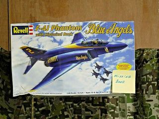 Revell F - 4j Phantom Blue Angels 1/48 Scale No Book Has Been Opened (m - 457)