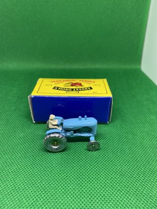 Matchbox Series Tractor Blue Moko Lesney No.  4 1988