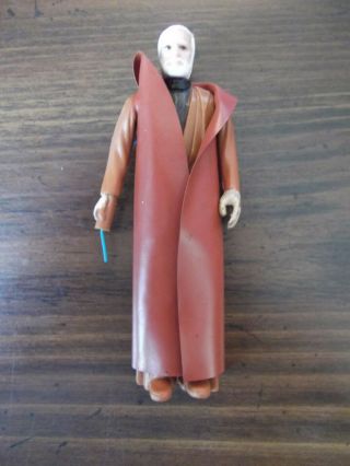 Obi Wan Ben Kenobi Star Wars Action Figure 1977 Lightsaber Complete Tip