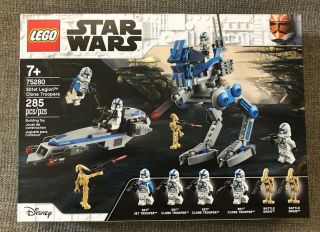 Lego 75280 Disney Star Wars 501st Legion Clone Troopers In Hand,