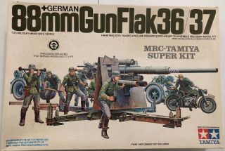 Tamiya German 88mm Gun Flak 36/37 Mrc - Tamiya Kit 1/35 Nib ‘sullys Hobbies’