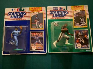 1990 Bo Jackson Baseball And Football Starting Lineup Figures