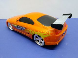 Jada Toys Fast And The Furious 1995 Toyota Supra R/C Car 97582 Orange - 2