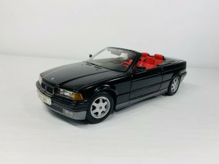 Maisto 1993 Bmw 325i Convertible 1:18 Diecast Black - See Pictures - - - G1