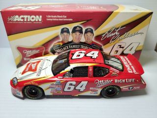 2005 Rusty Wallace 64 Miller High Life/wallace Family Tribute 1:24 Nascar Mib