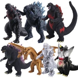 Toho Monsters Kaiju Godzilla King Ghidorah Vinyl Plastic Pvc Figure (7 Inch)
