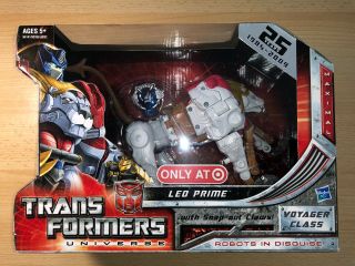 Target Transformers Universe 25th Anniversary Leo Prime Voyager Class Hasbro