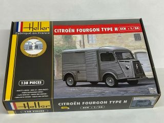 Heller 1/24 Citroen Fourgon Type H Van,  Contents.