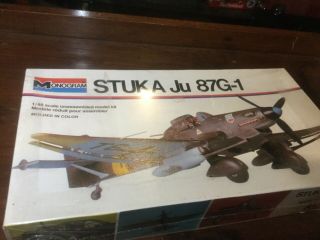 Monogram Model Kit 1:48 Scale Stuka Ju 87g - 1 Never Opened