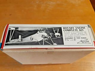 WILLIAMS BROS.  Scale Model Airplane Engine Kit: LE RHONE ROTARY ENGINE Kit 301 2