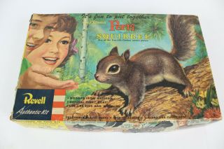 Vintage 1956 Revell Walt Disney Perri Squirrel Plastic Model Kit,  Parts