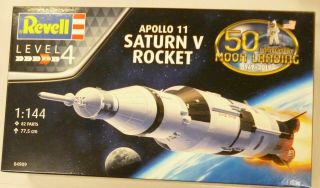 Revell 1/144 Apollo 11 Saturn V Rocket Model Kit 50th Anniversary 4909
