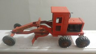 Vintage Pressed Steel Marx Power Grader Road Construction Toy