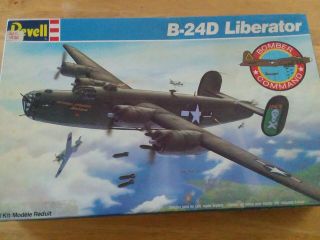 Revell 1/72 B - 24d Liberator 4339 Open Box But Package Never Opened