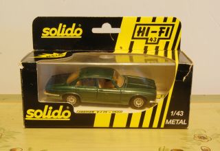 Solido (france) 1968 - 1973 Jaguar Xj12 Saloon,  1/43 Scale,  Mib
