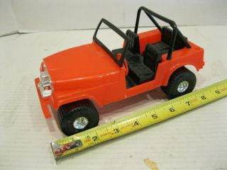 Vintage Processed Plastics Jeep Cj - 7 Plastic Toy 4x4 Renegade Car