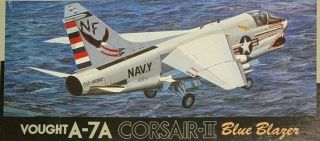1/72 Fighter: Vought A - 7a Corsair " Blue Blazer " [usn] 72074 :fujimi